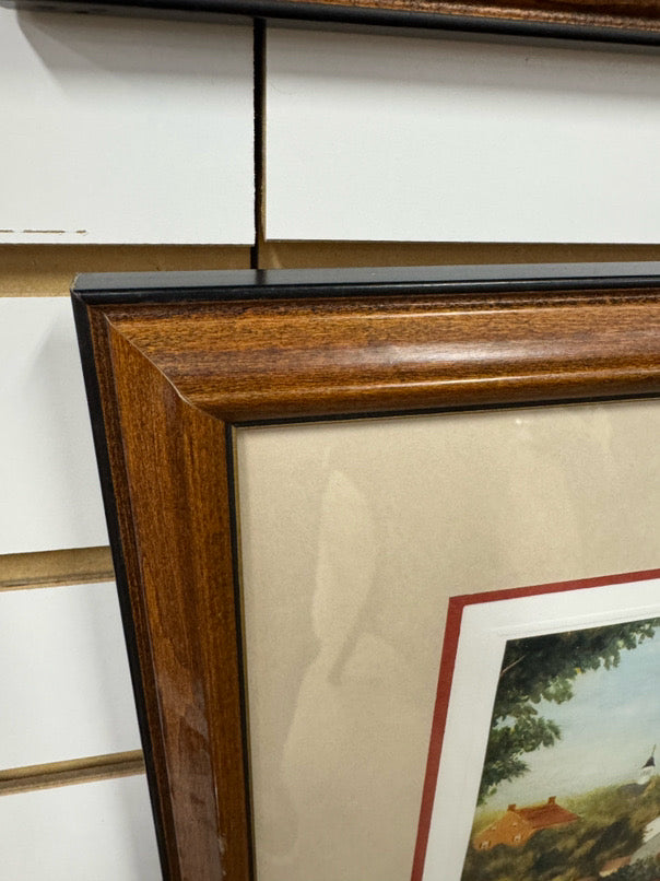 PB GRAY Old Salem Framed Print