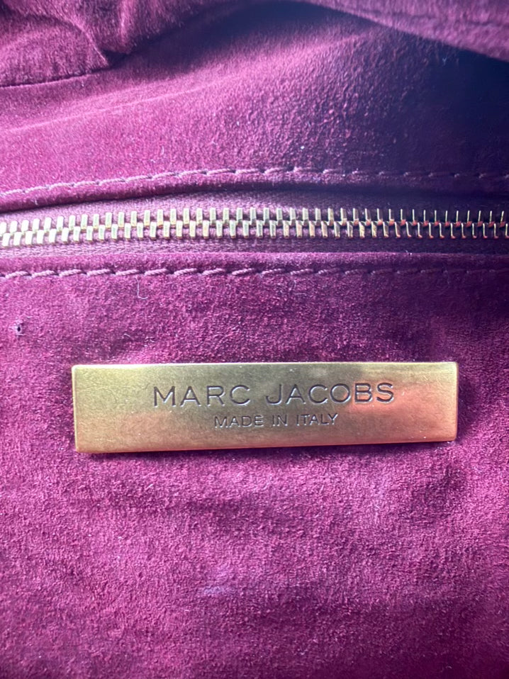 MARC JACOBS Cream Leather Quilted Purse