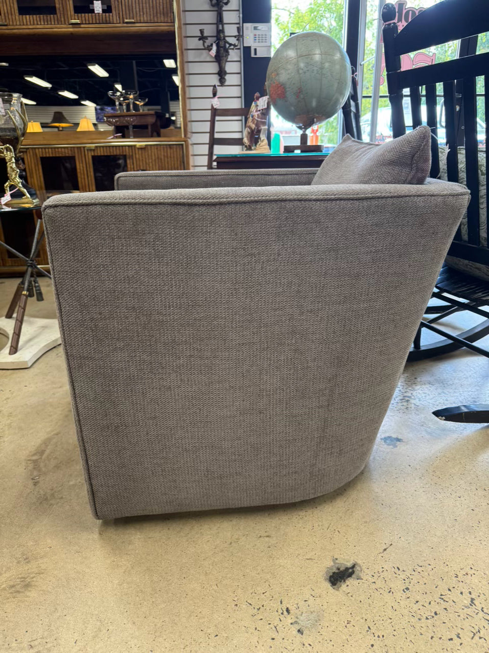 ROBIN BRUCE Taupe Swivel Chair