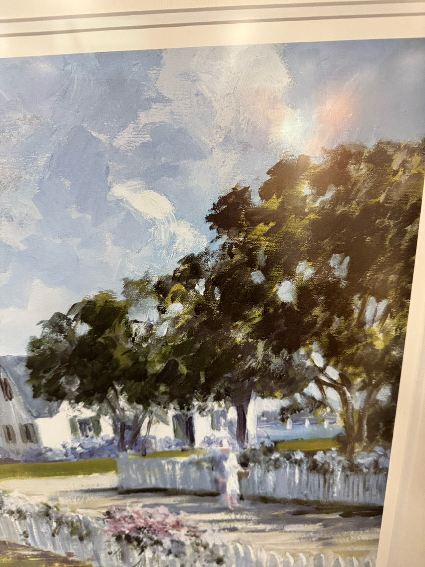 RAY ELLIS "Harbor Garden" Signed Print