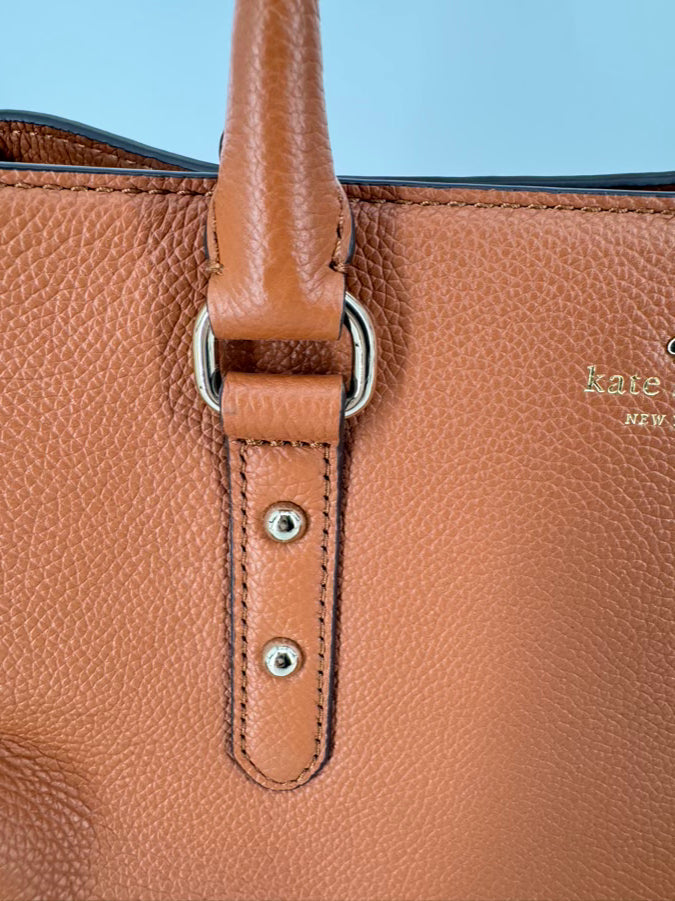 KATE SPADE Cognac Leather Purse