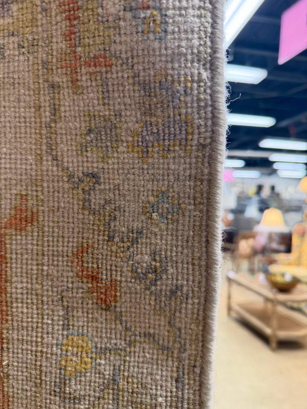 ORIENTAL Cream, Orange & Blue Runner