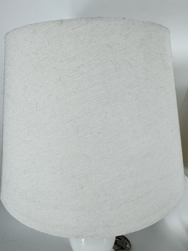 SAFAVIEH White Jayne Three Sphere Glass Pair of Lamps