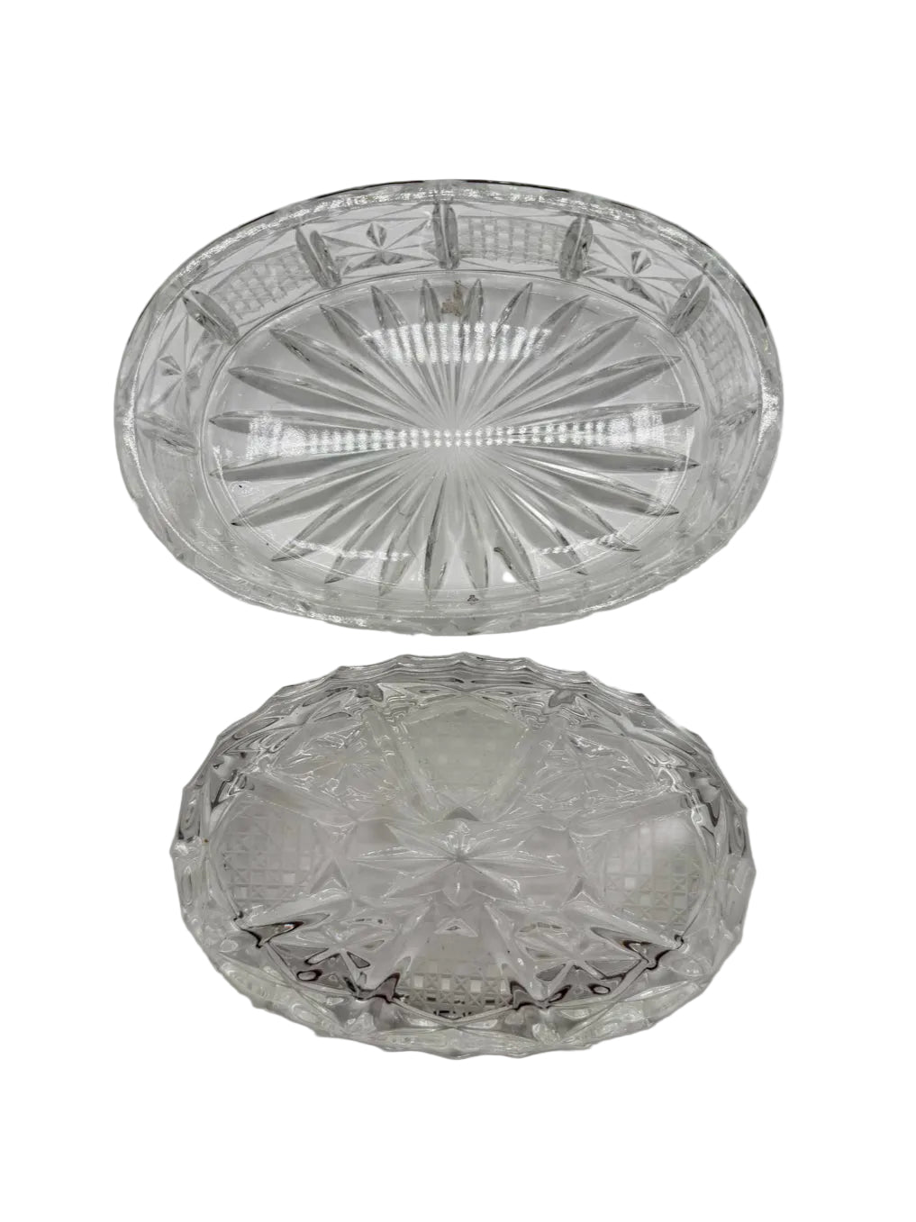 BOHEMIA CRYSTAL Clear Art Glass Box