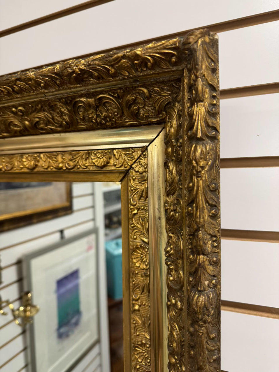 VINTAGE Gold Ornate Mirror