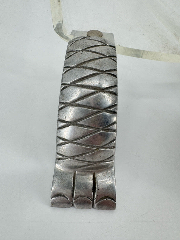 Lucite & Silver Tone Turtle Magazine Rack