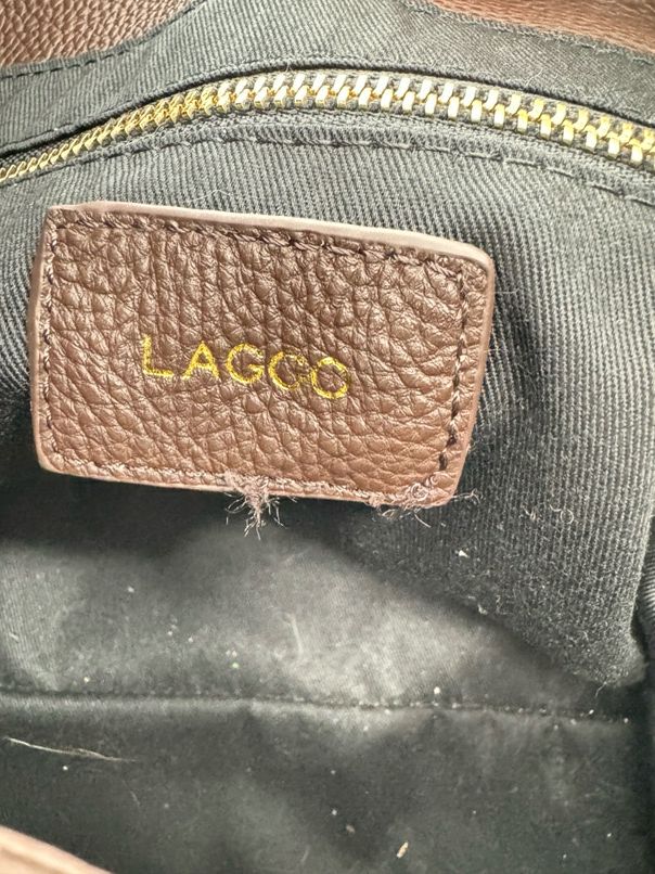 LAGGO Chocolate Leather Purse