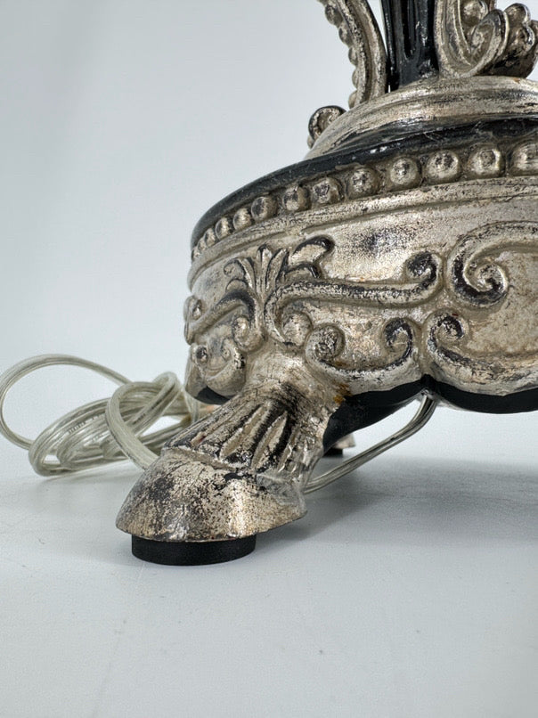 LEEAZANNE Black & Silver Lamp