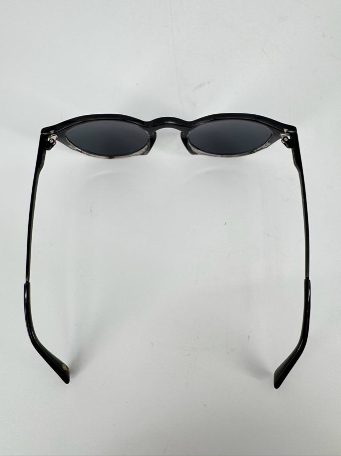 ERKERS Black Metal Unisex Sunglasses