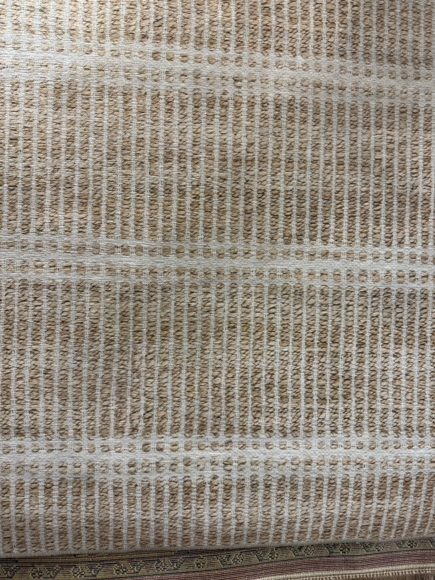 ANNIE SELKE Cream Arbor Natural Washable Area Rug