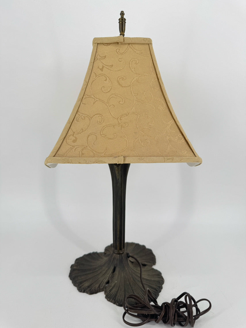 Brown Metal Leaves Lamp