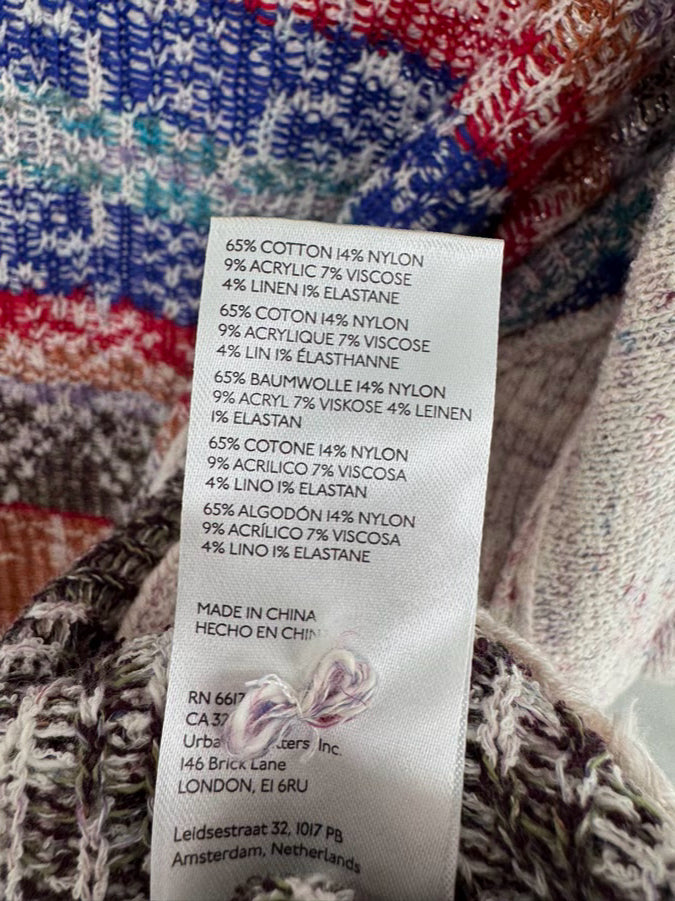 PILCRO Size M Blush Knit Cardigan NWT