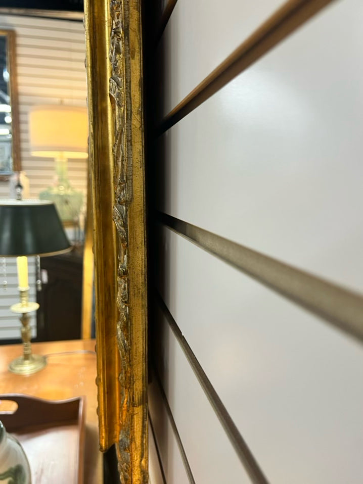 ANTIQUE Gold Wood Mirror