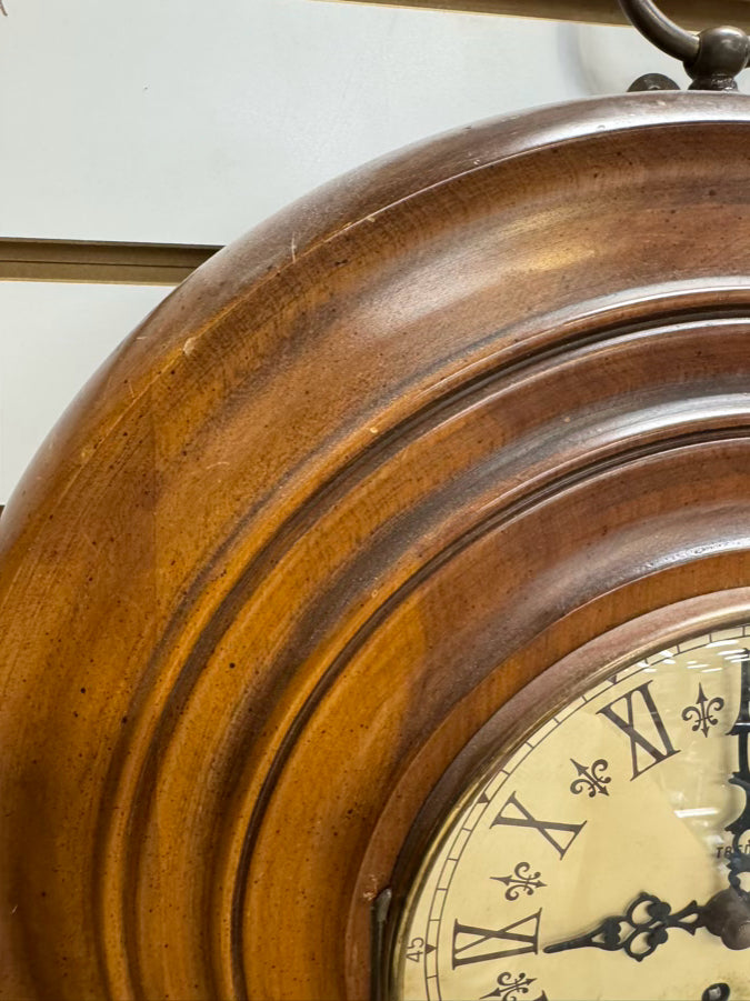 TREND Round Wood Clock