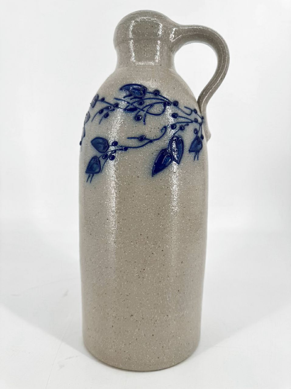 SALMON FALLS Gray & Blue Stoneware Jug