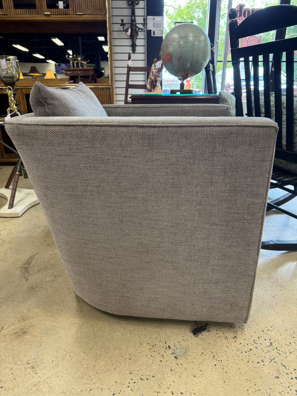 ROBIN BRUCE Taupe Swivel Chair