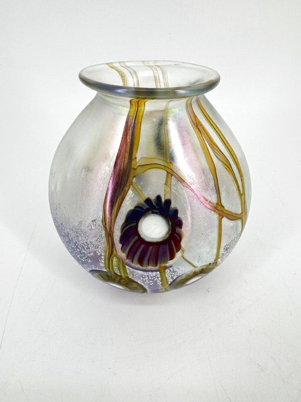 EICKHOLT 2004 Iridescent Glass Vase