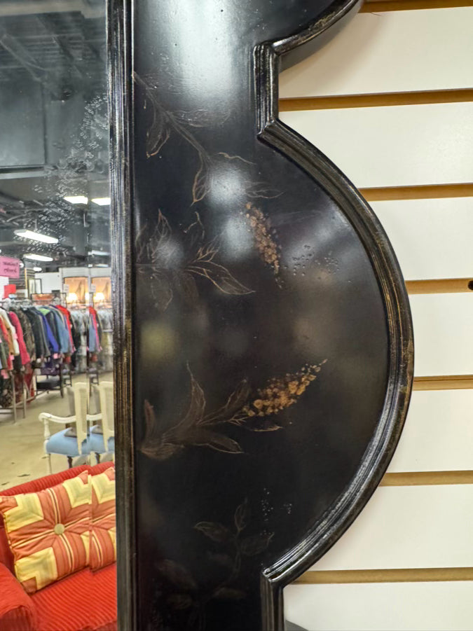 FURNITURELAND SOUTH Black Scalloped Edge Mirror