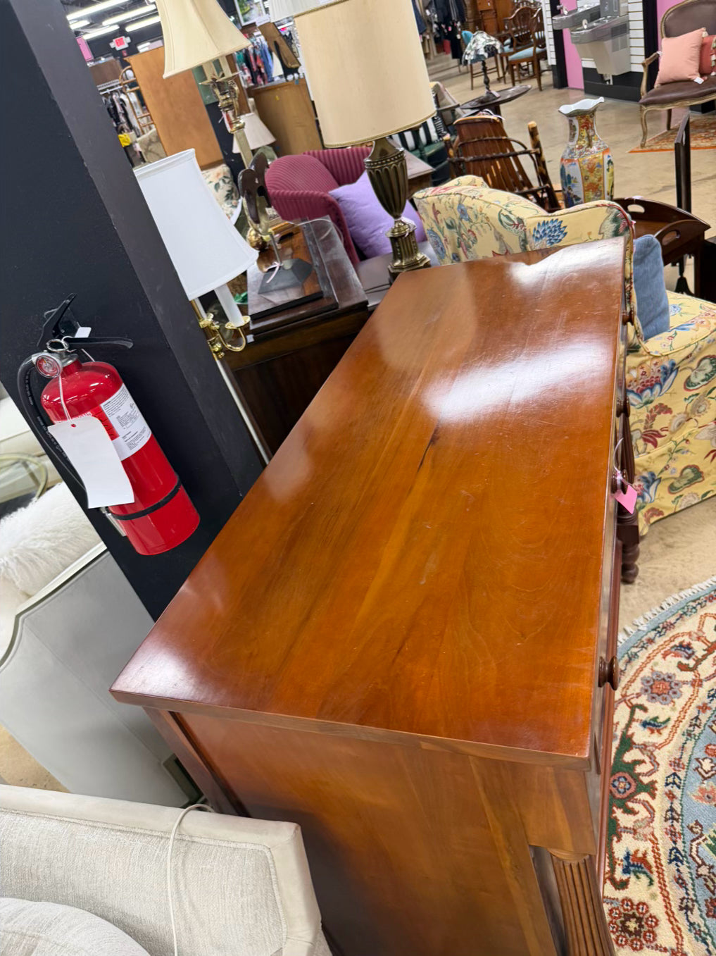 VINTAGE Buffet w/ 2 Drawers & Cabinet