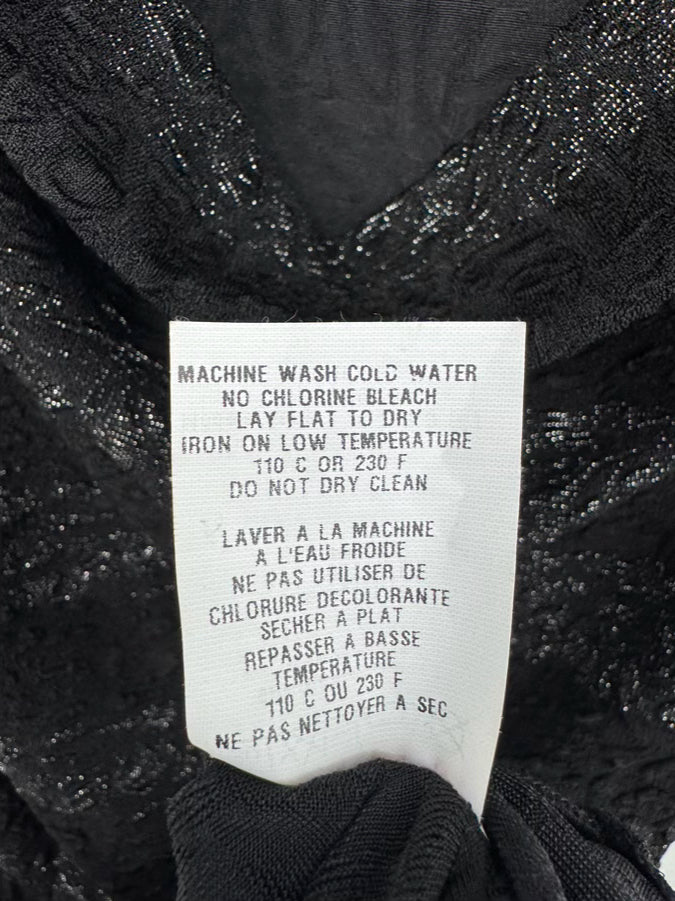 CARTISE Size 12 Black Textured Dress NWT