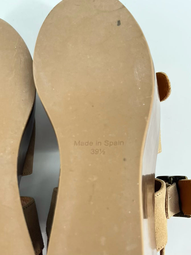 Caron Callahan Size WMNS 39.5 Camel Suede Wedge