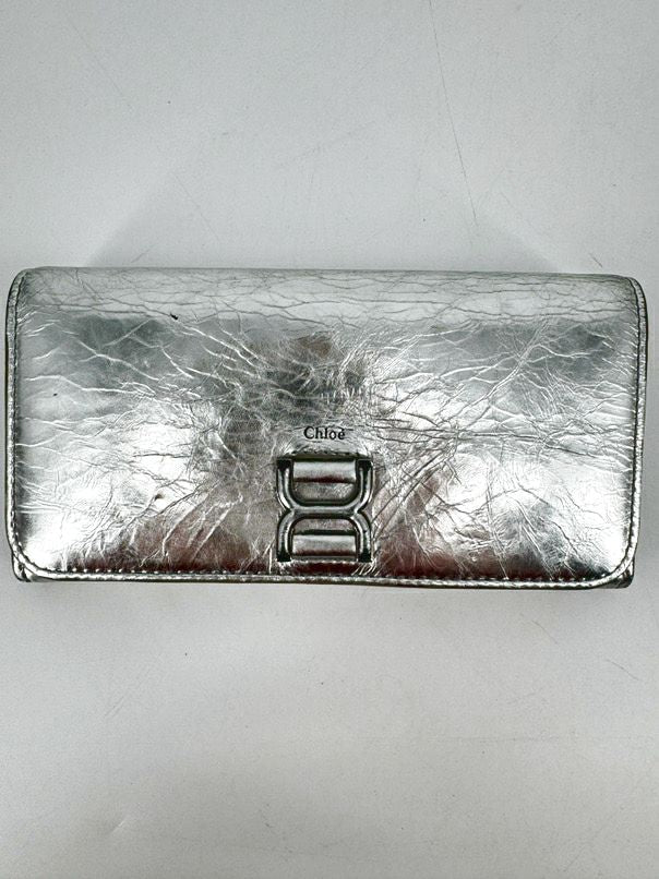 CHLOE Silver Leather Wallet