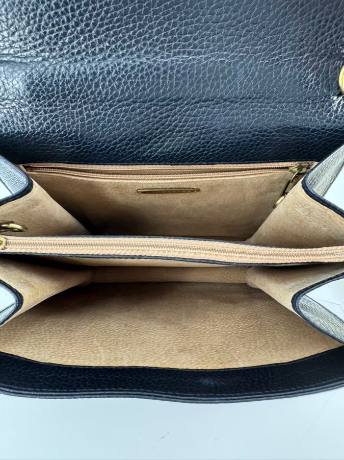 MARK CROSS Navy Leather Purse