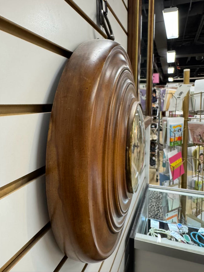TREND Round Wood Clock