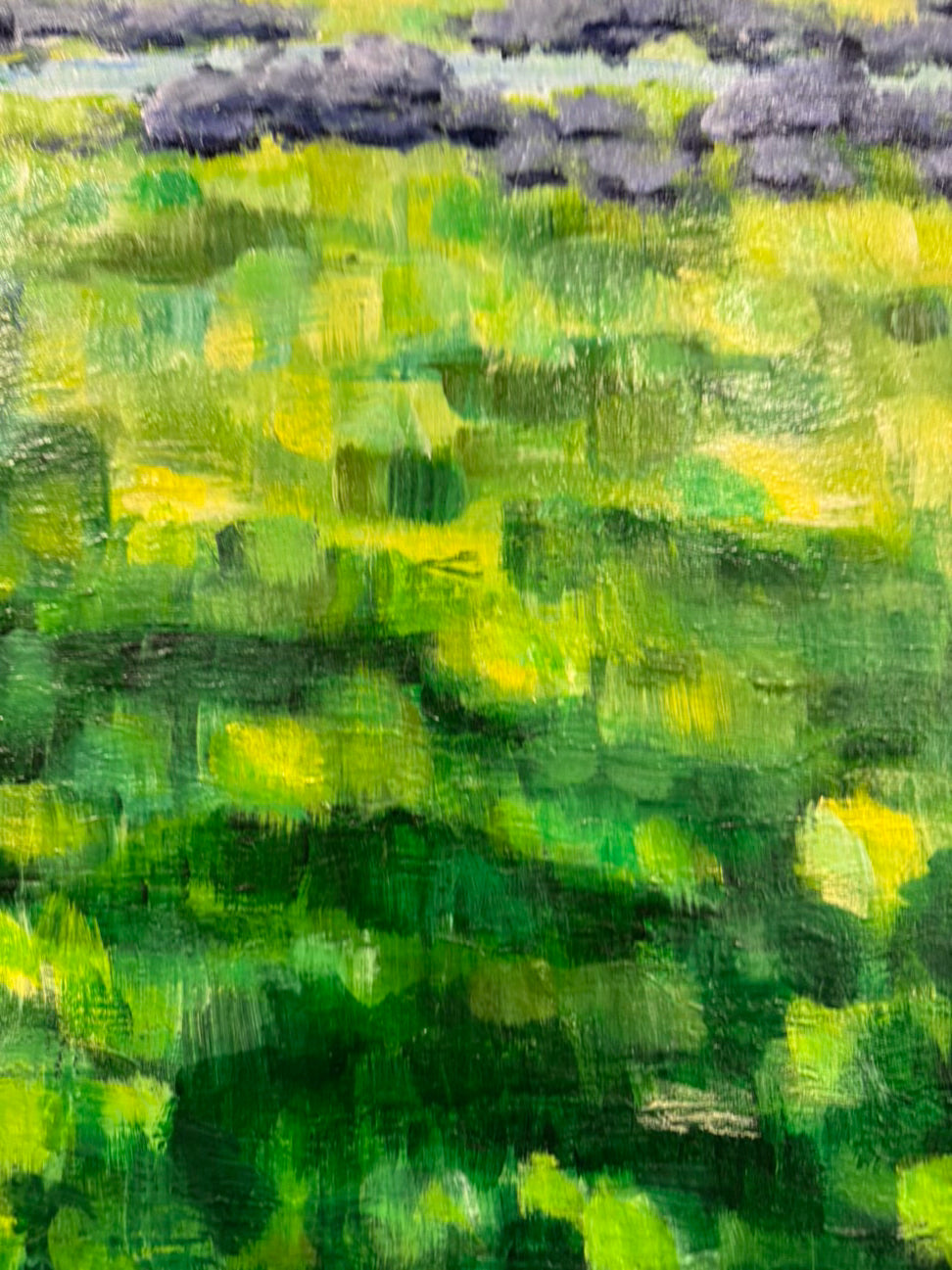 KRISTEN KASH Pixel Bay Acrylic Painting on Canvas
