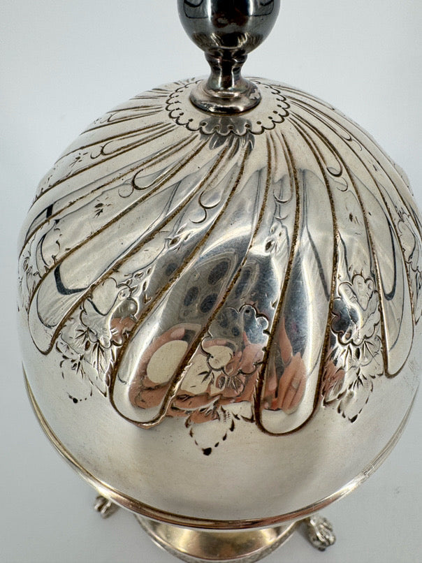 Silver Plate Footed Egg Warmer/Coddler