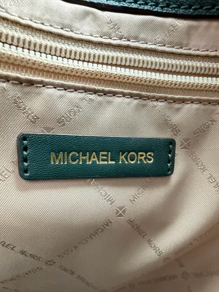 MICHAEL KORS Penelope Green Leather Purse
