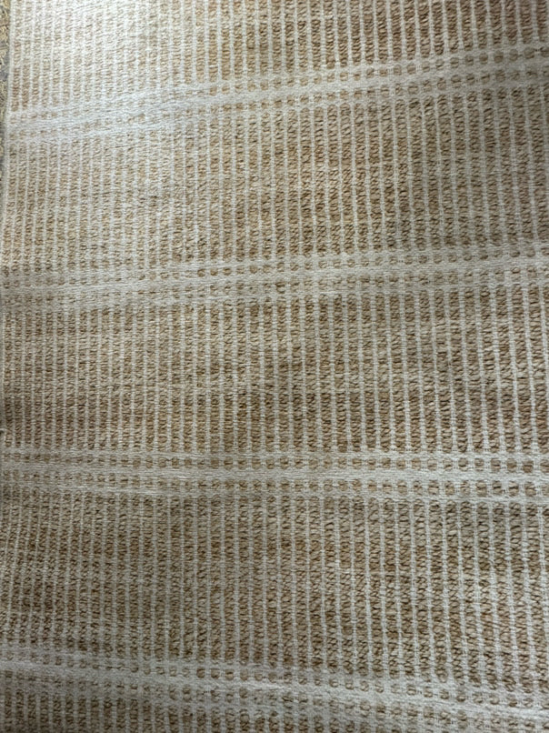 ANNIE SELKE Cream Arbor Natural Washable Area Rug