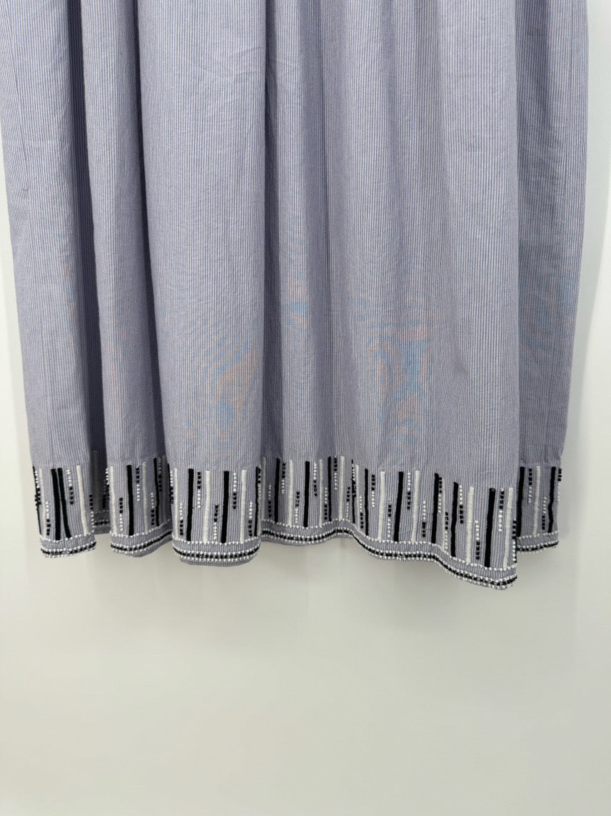 JUCCA Size S Blue Beaded Detail Maxi-Dress