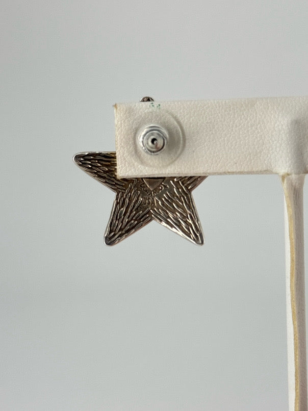 DURANGO STERLING SILVER Western Star Rodeo Earrings