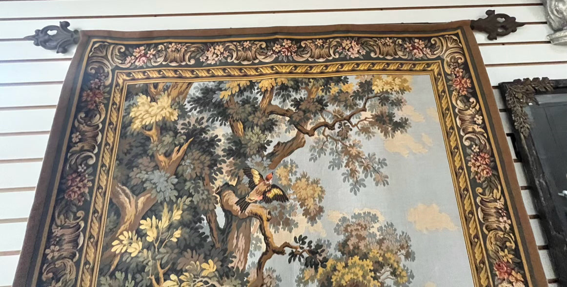French Tapestry W/ Hardware