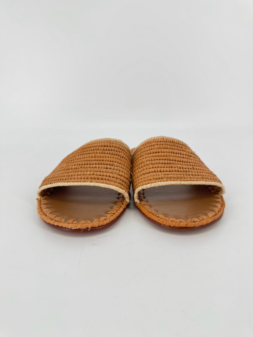 CARRIE FORBES Size 37 Natural Sandals
