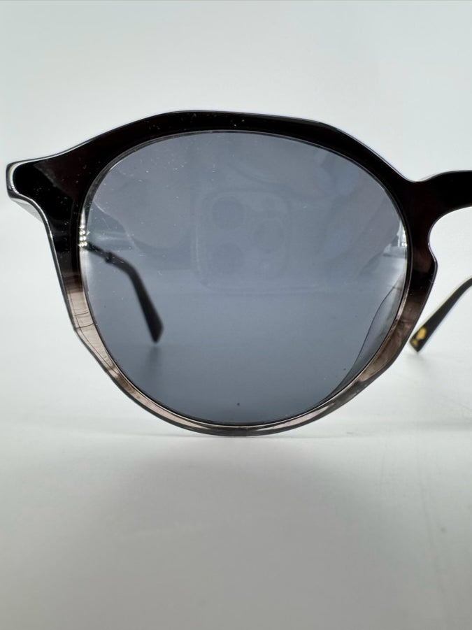 ERKERS Black Metal Unisex Sunglasses