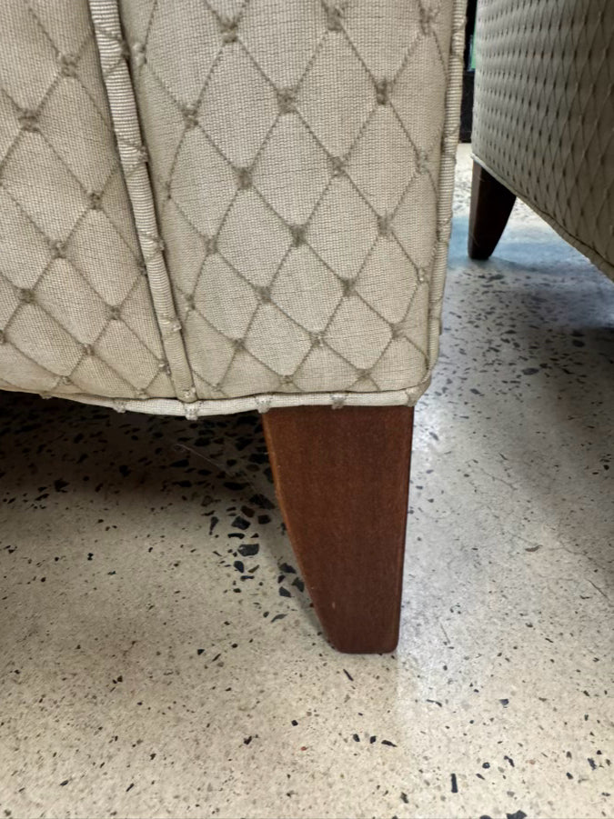 HICKORY HILL Cream Pair of Club Chairs
