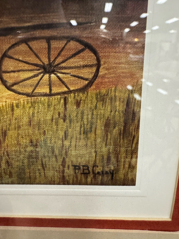 PB GRAY Old Salem Framed Print