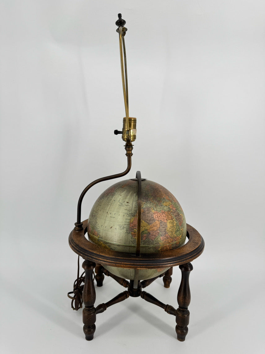 VINTAGE Globe Lamp