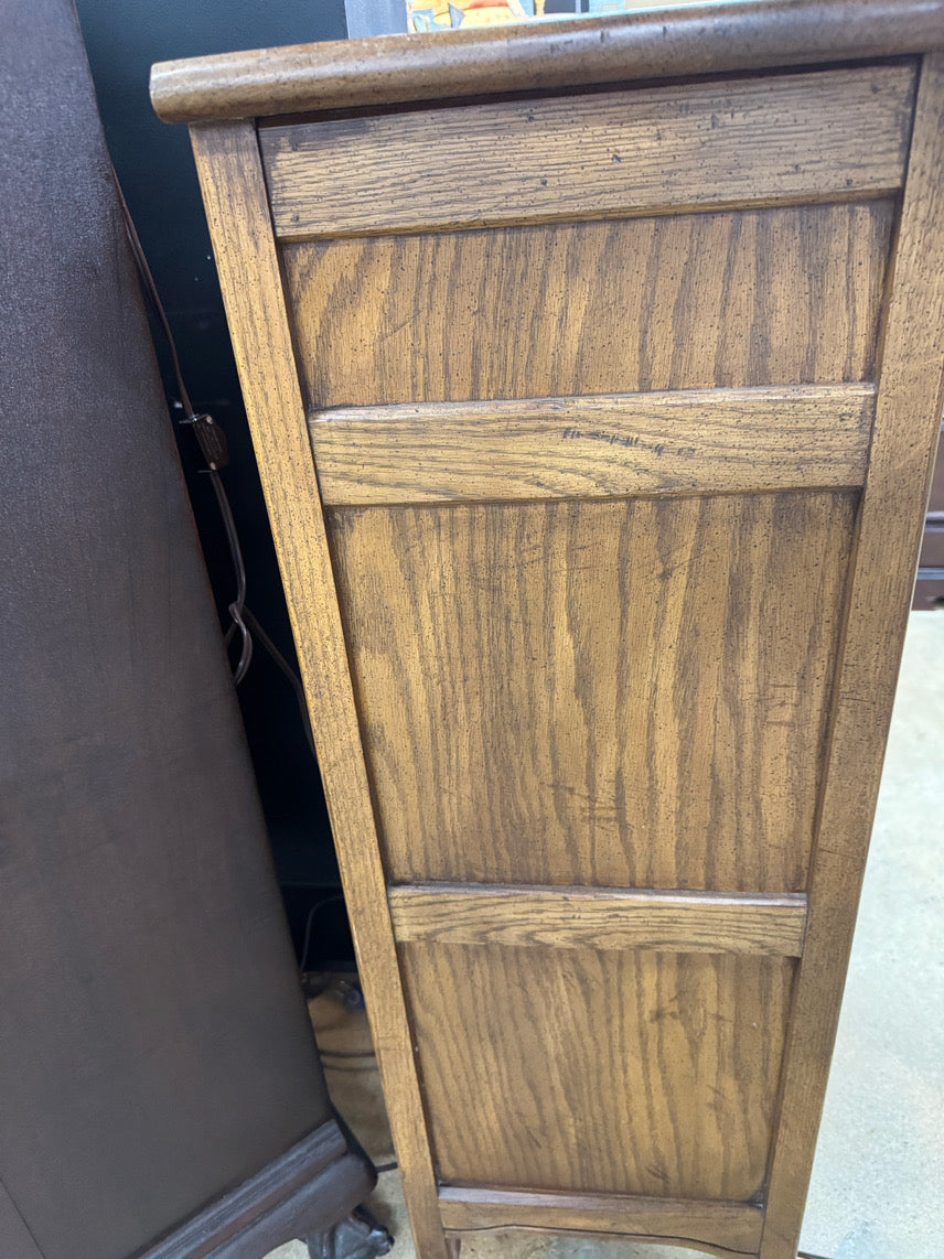 Wood & Punched Tin Doors Pie Safe