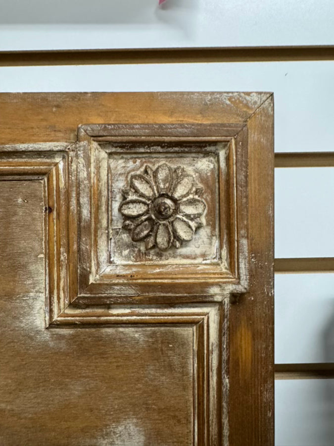 Carved Wood Birds Mirror