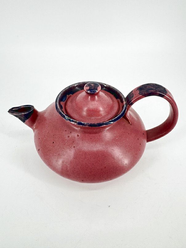 SHELTON POTTERY Purple & Rose Teapot