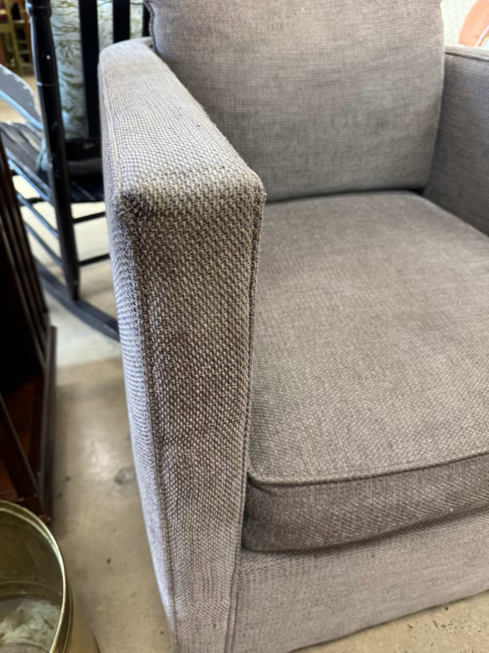 ROBIN BRUCE Taupe Swivel Chair