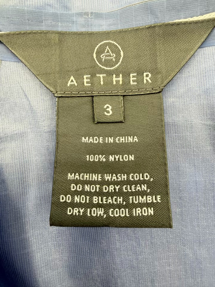 AETHER Size L Periwinkle Jacket