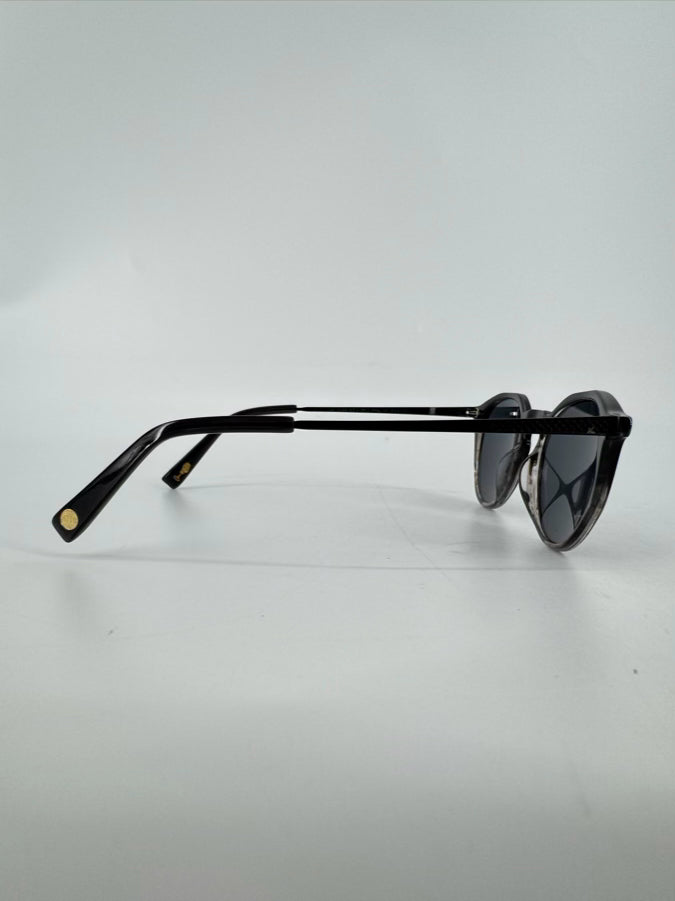 ERKERS Black Metal Unisex Sunglasses