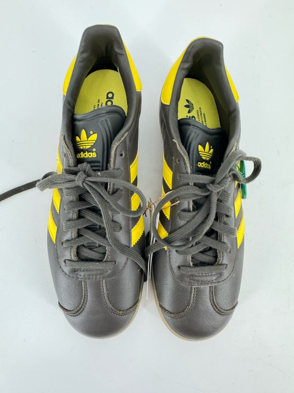 ADIDAS Size 7 Olive & Yellow Samba Sneakers NWT