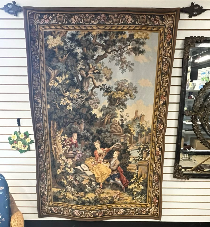 French Tapestry W/ Hardware