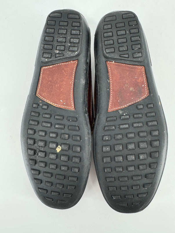 TB PHELPS Size 12 Cognac Leather Loafers