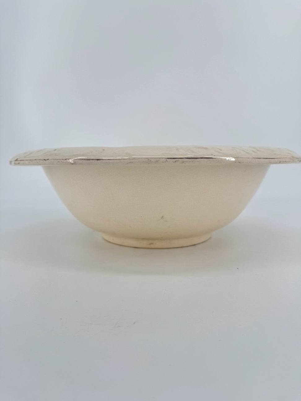VINTAGE Pink & Green Floral Wash Bowl
